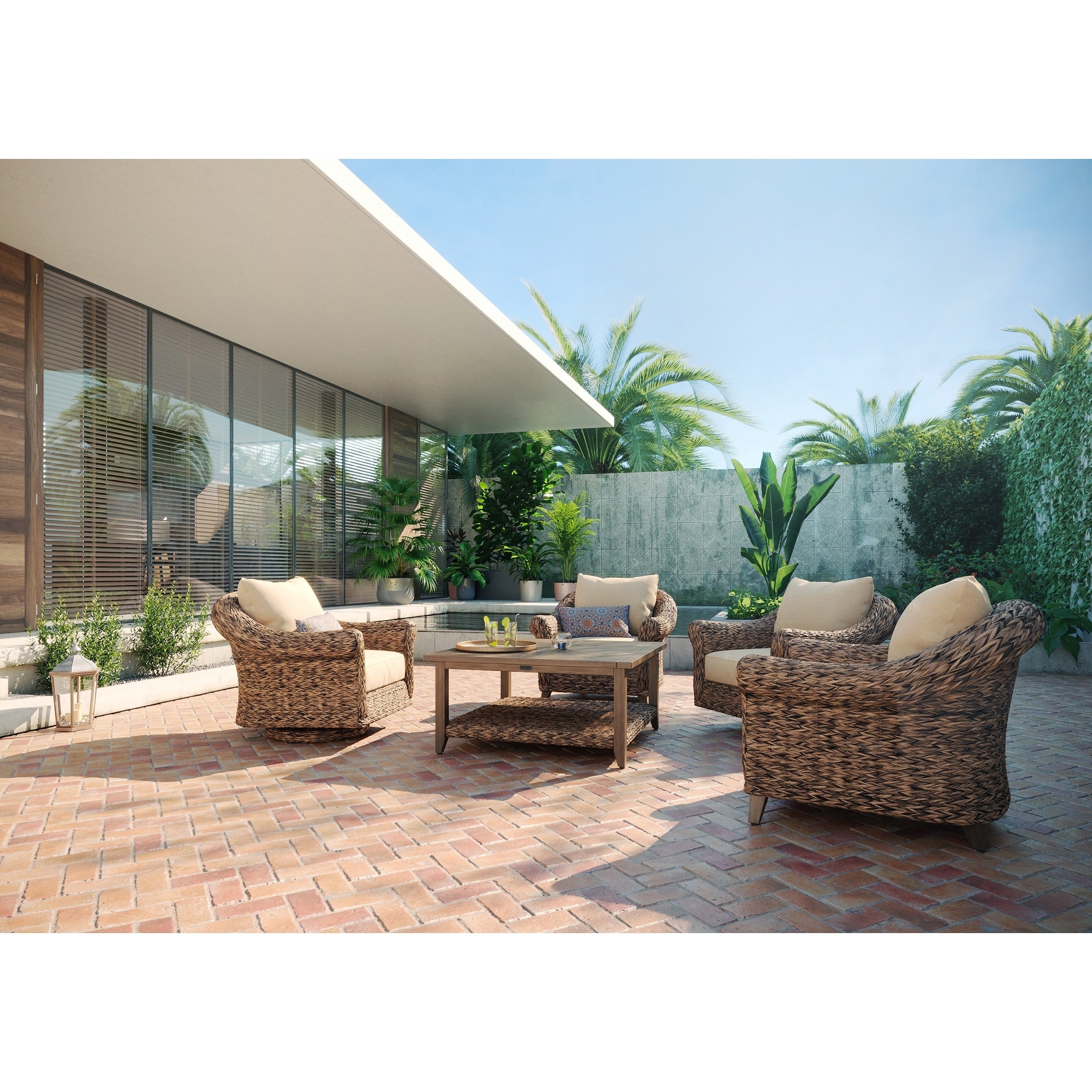 Beacon park 2025 swivel gliding chair