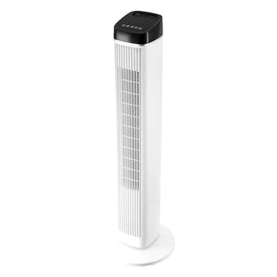 40" Tower Fan with Oscillation 3 Speeds Remote Control and Quiet Operation for Bedroom and Living Room - 12.1 x 39.2 inch