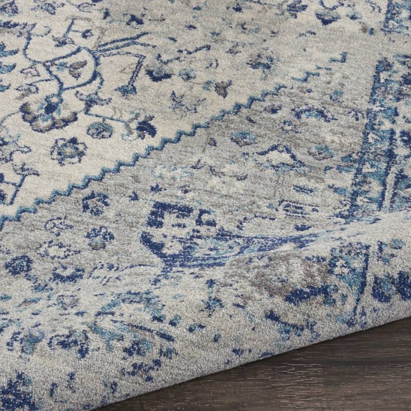 HomeRootsFloral Medallion Transitional Rectangle Area Rug - 48' X '24' X '0.5
