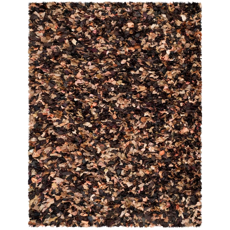 SAFAVIEH Handmade Rio Shag Chihoko 3.5-inch Extra Thick Decorative Rug