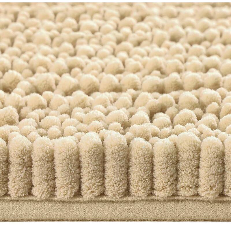 39"x24" - Birch Soft Cozy Plush Chenille Bath Mat Bathroom Rug