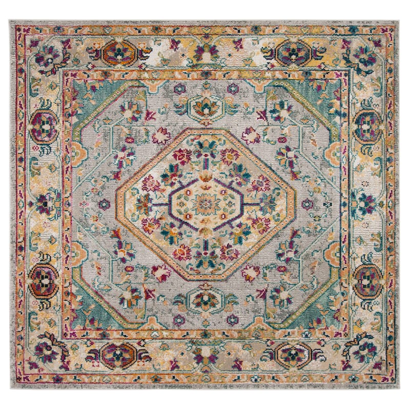 SAFAVIEH Savannah Basmah Boho Oriental Polyester Medallion Rug