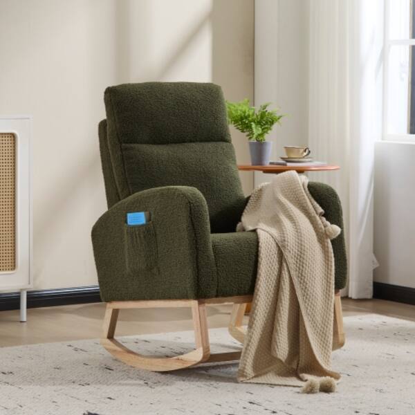 Minimalist Rocking Chir Modern minimalist rocking chair with solid wood legs. - Bed Bath ...