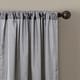 preview thumbnail 54 of 52, Silver Orchid Page Two-tone Faux Silk Single Curtain Panel