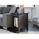 preview thumbnail 13 of 14, Nantucket Solid Wood Side Table with Built-In Charging Espresso