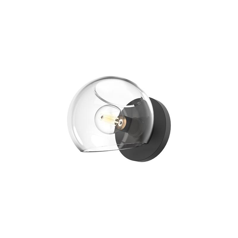 Alora Lighting WV548006CL Willow 5" Tall Bathroom Sconce with Clear