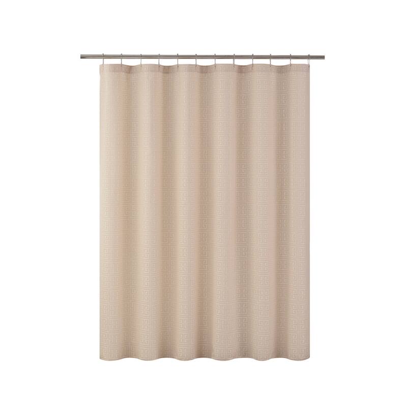 Martex Arcadia Pebble Shower Curtain Microfiber Water Resistant - 72 x 72 - Tan