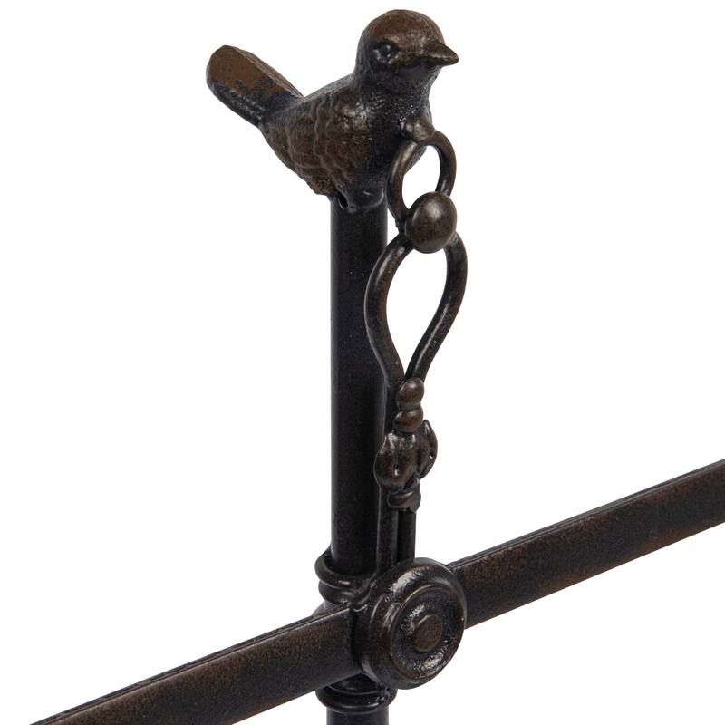 Decorative Antique Iron Balance Scale with Bird