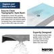 preview thumbnail 6 of 25, Karran Mirage Quartz 32 inch Bathroom Vessel Sink