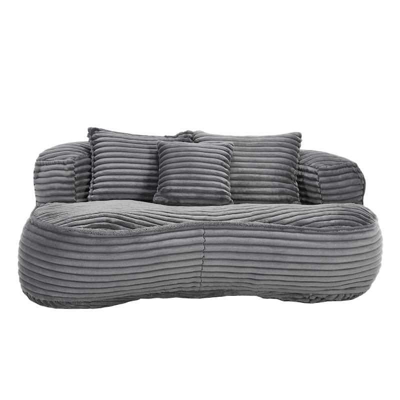Comfort Lounger High Back Bean Bag Chair