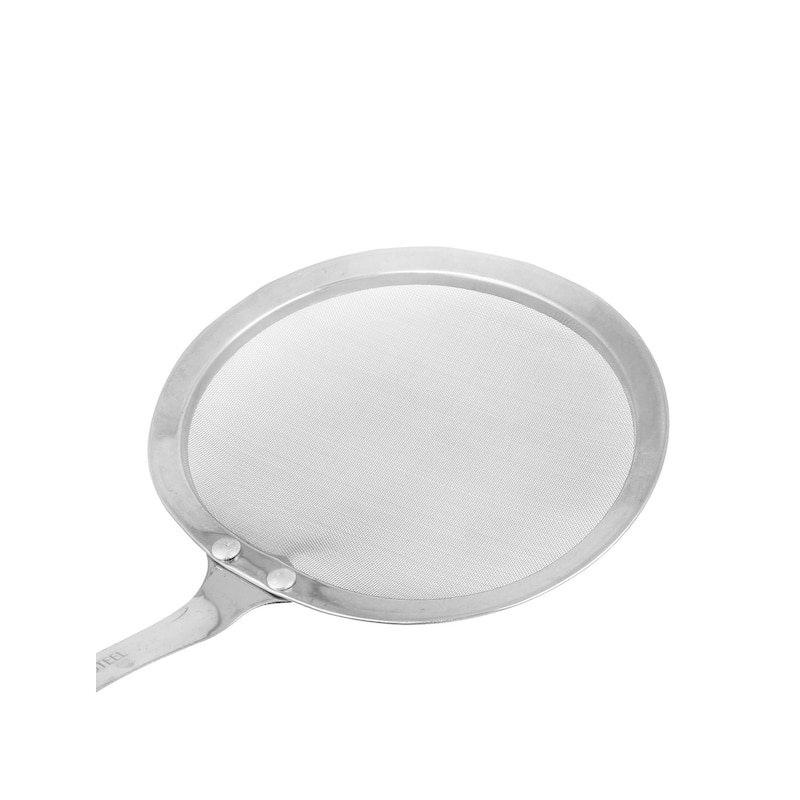 Kitchen Stainless Steel Mesh Hanging Oil Filter Net Strainer Scoop Spoon