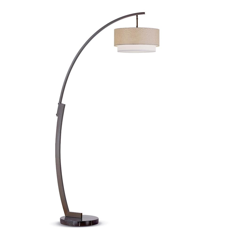 HOMEGLAM ARC 81"H Metal Floor Lamp