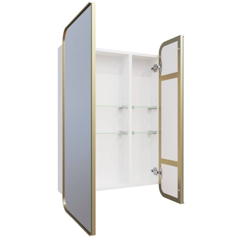 Glass Warehouse SC2-SQ-24X36 Calla 24" x 36" Framed Double Door