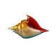 preview thumbnail 2 of 2, Oceanside Seashell Handcrafted Art Glass Figurine