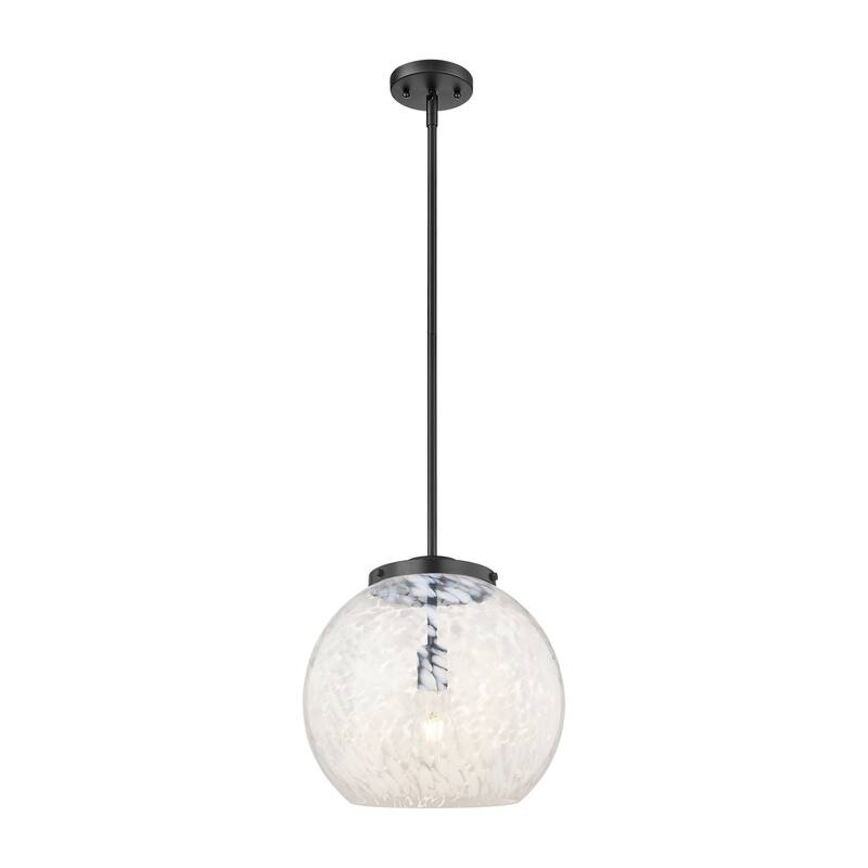Innovations Lighting 221-1S-17-14 White Mouchette Pendant White
