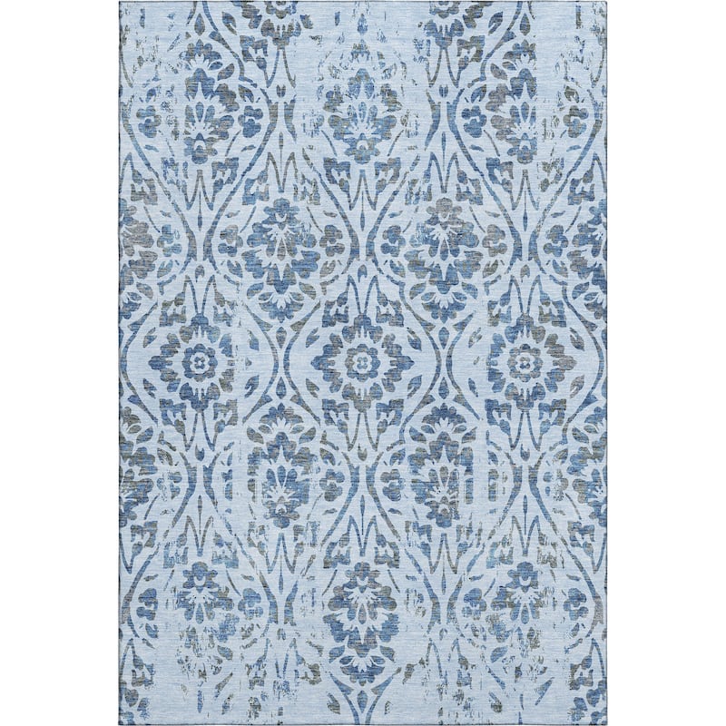 Premium Washable Super Soft Floral Damask Mayfield Rug