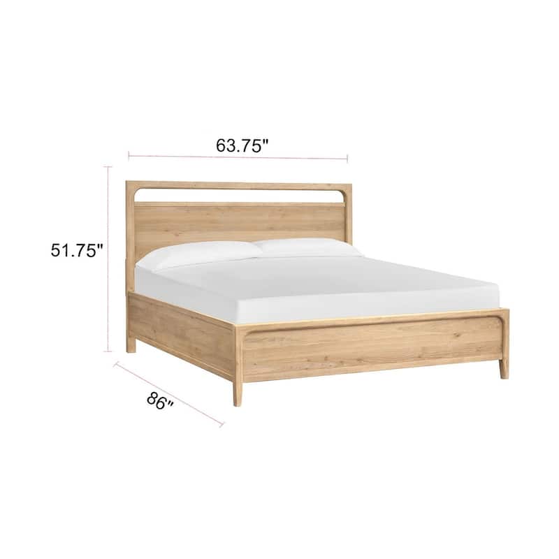 Magnussen Home Somerset Butternut Panel Bed
