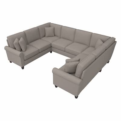 Hudson 113W U Shaped Sectional Couch by Bush Furniture