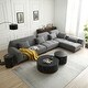 Modern Living Room Sofa Set,Convertible Sectional Sofa - Bed Bath ...