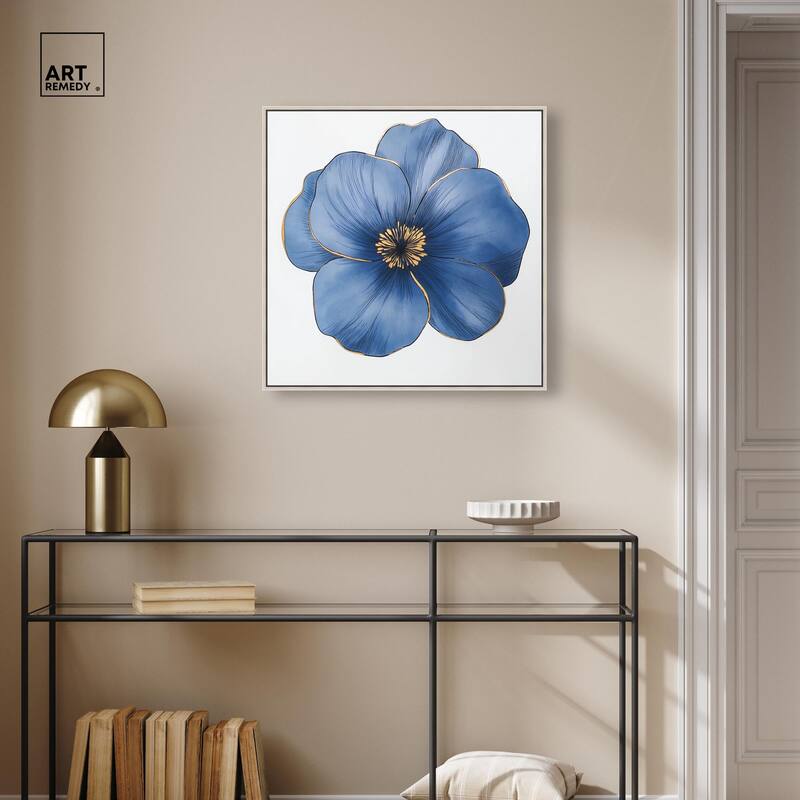 Blue Brilliance II Canvas by Art Remedy