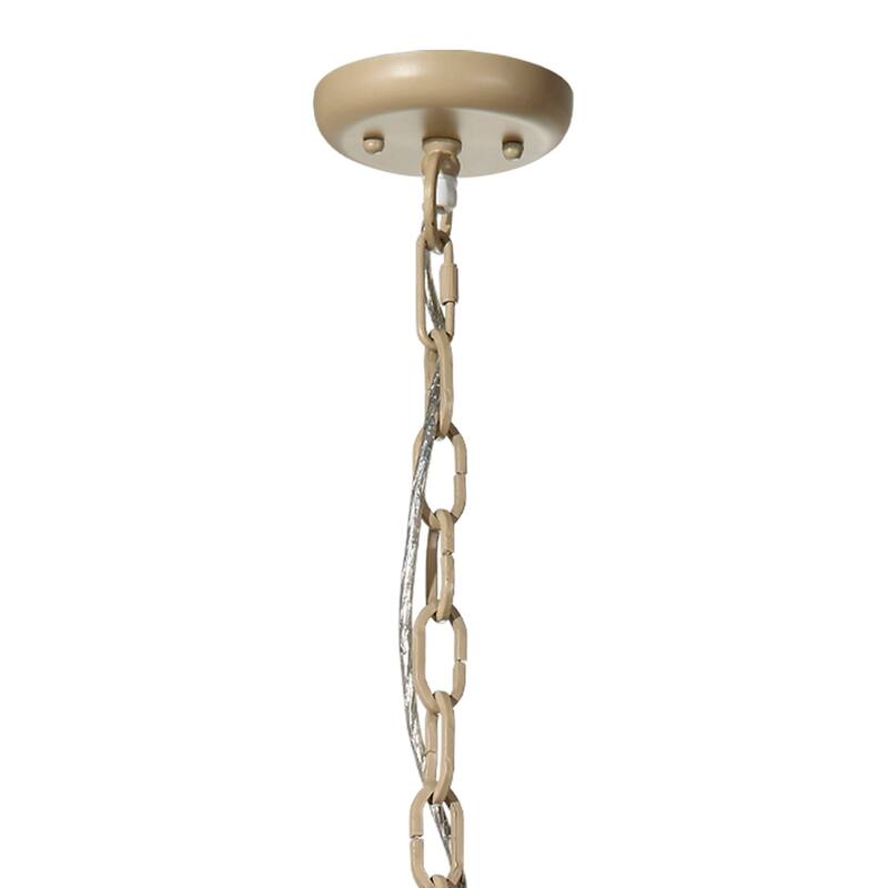 Jamie Young Strand 1-Light Wood Beaded Pendant