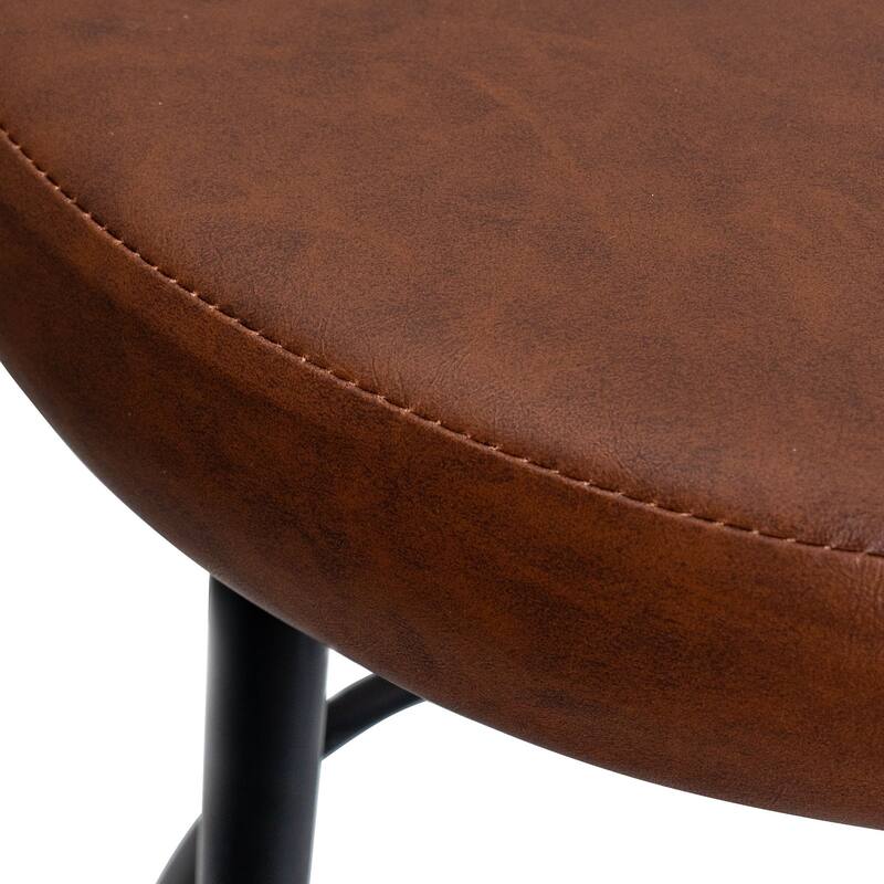 Azalea Park Set of 2 Adjustable Height Barstools with Upholstered Seat - 15.94 W x 15.94 D x 24.02-29.02 H"