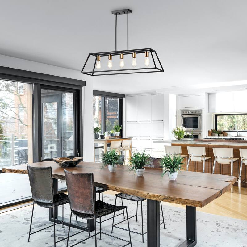 5-light Linear Island Fixture