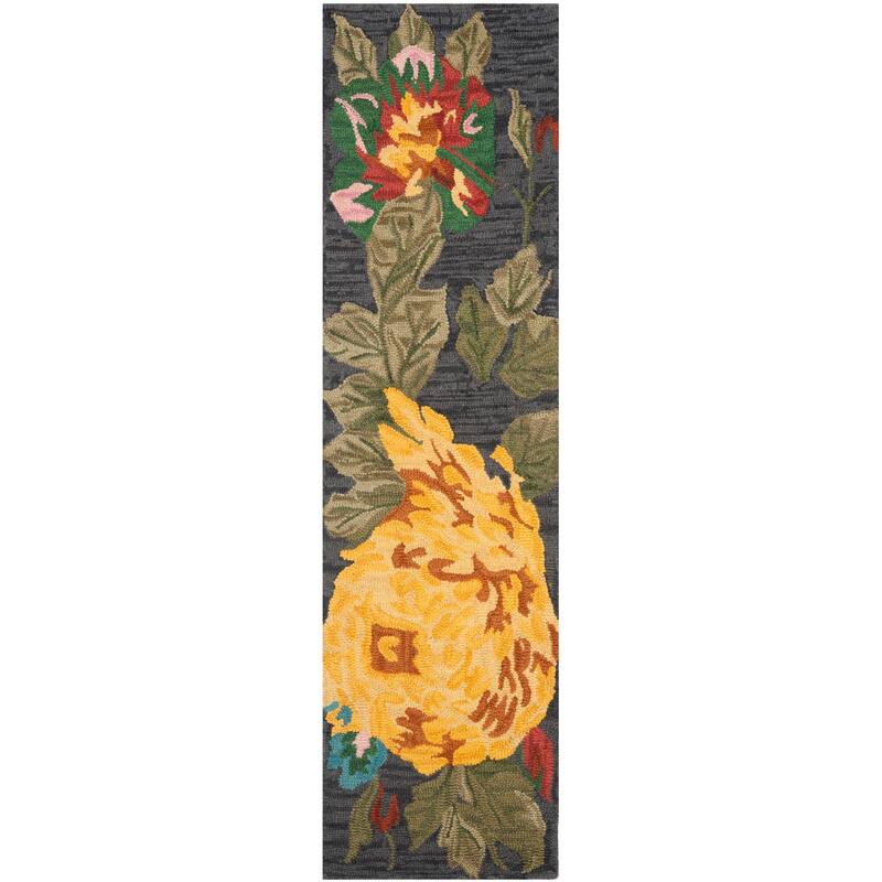 SAFAVIEH Handmade Jardin Cath Country Floral Wool Rug