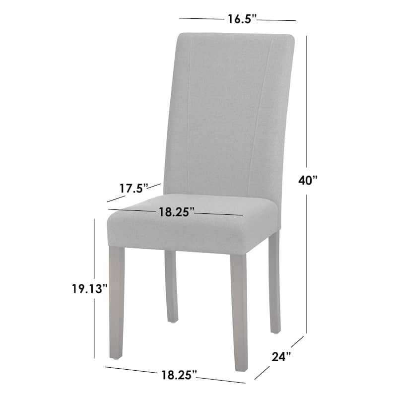 Lifestorey Josie Parsons Dining Chair (Set of 2)