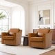 preview thumbnail 78 of 101, Modern Swivel Upholstered Armchair Accent chair Set of 2