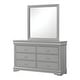 preview thumbnail 32 of 32, Furniture of America Devi Traditional Solid Wood 6-Piece Sleigh Bedroom Set