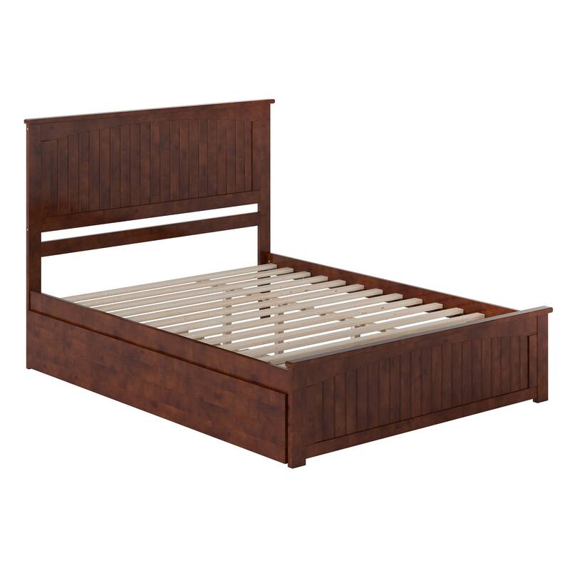 Nantucket Bed with Matching Footboard and Twin XL Trundle