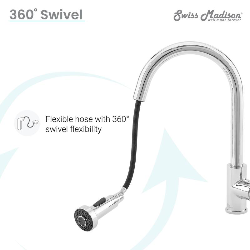 Nouvet Single Handle, Pull-Down Kitchen Faucet