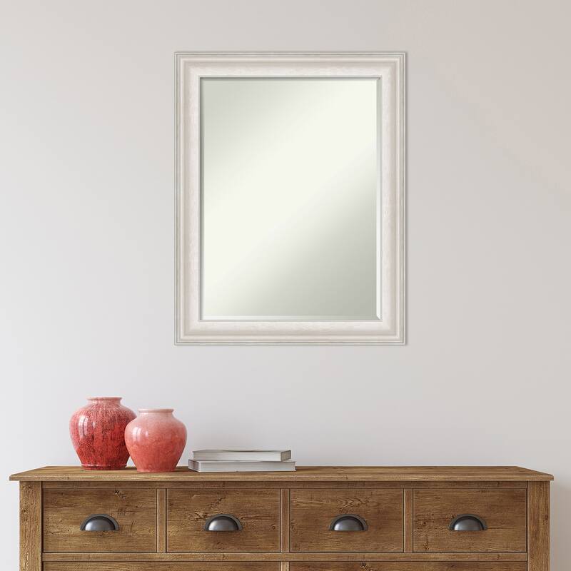 Petite Bevel Wall Mirror - Trio Oil Rubbed Bronze Frame