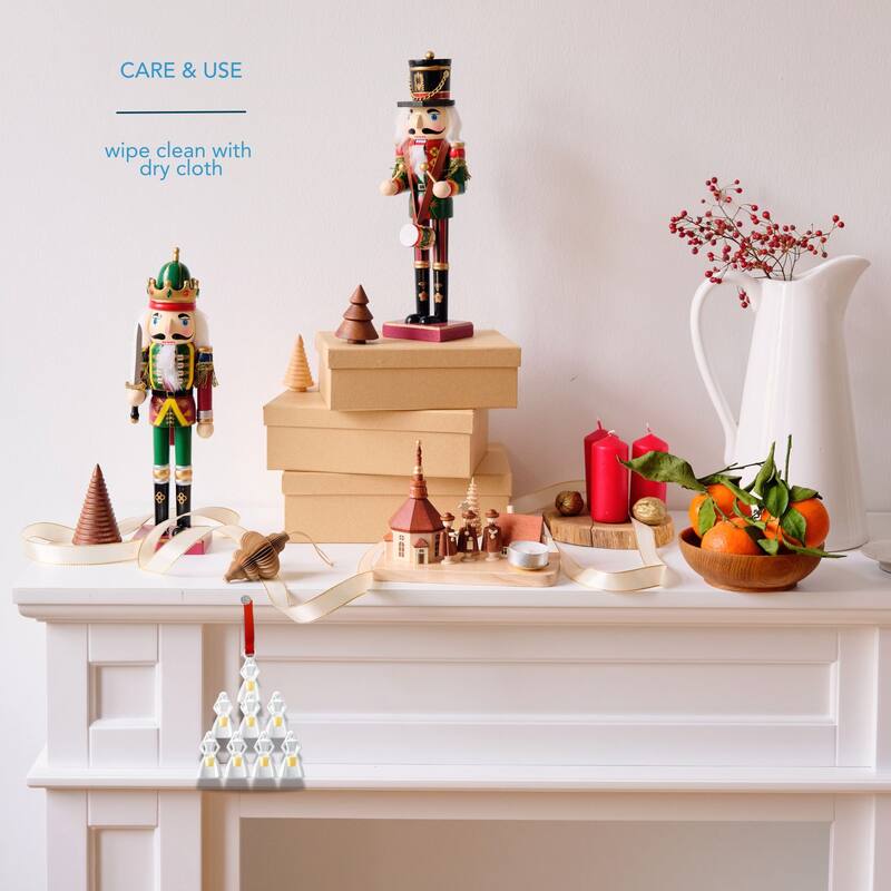 Nambe Twelve Days of Christmas Eight Maids a Milking Ornament - 4" W x 3" H