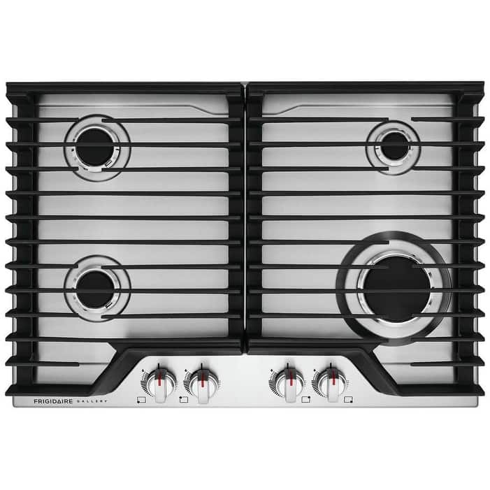 Frigidaire GCCG3046A 30" Wide 4 Burner Gas Cooktop with Quick Boil