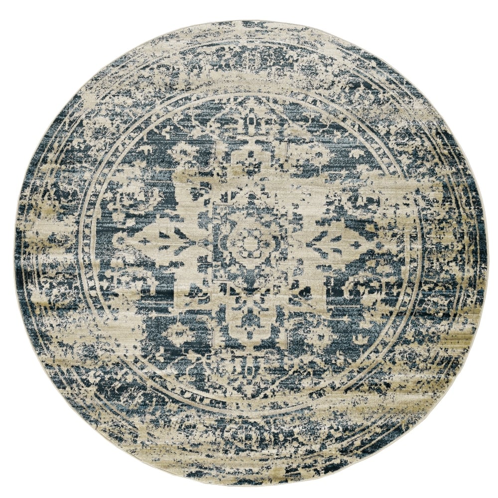 Domani Chandra Distressed Boho Traditional Rug