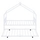 preview thumbnail 6 of 29, Twin Size Metal House Bed with Twin Size Trundle