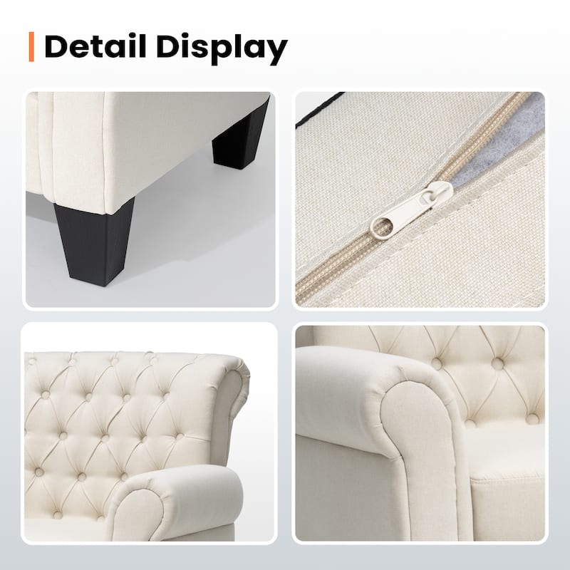VredHom Accent Chair Club Chair Single Sofa Armchair - 32.08'' L x 32.67 '' W x 32.87 '' H
