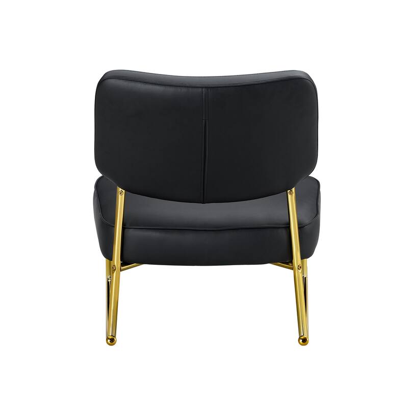 PU/Teddy suede material cushioned rocking chair with metal legs