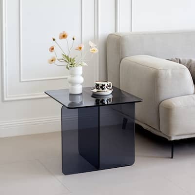 Stand Tempered Glass Sofa Table