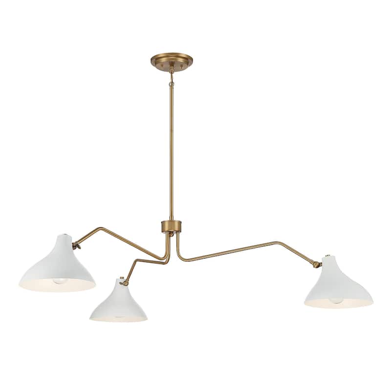 Bellevue SH7019 3 Light 55" Wide Chandelier