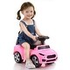 preview thumbnail 14 of 20, Plastic Ride on Push Car with Sit to Stand Toy and Music Steering Wheel Perfect Gift for Kids - 25.98 x 11.42 x 14.17 in