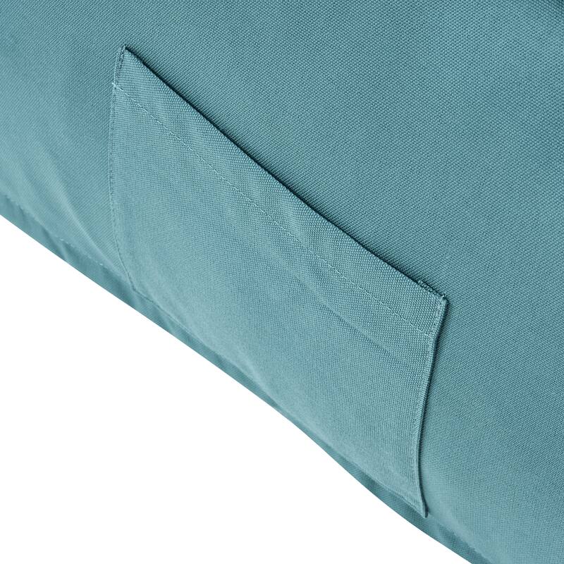 Christopher Knight Home- Carter Outdoor Fabric Bean Bag Lounge Chair