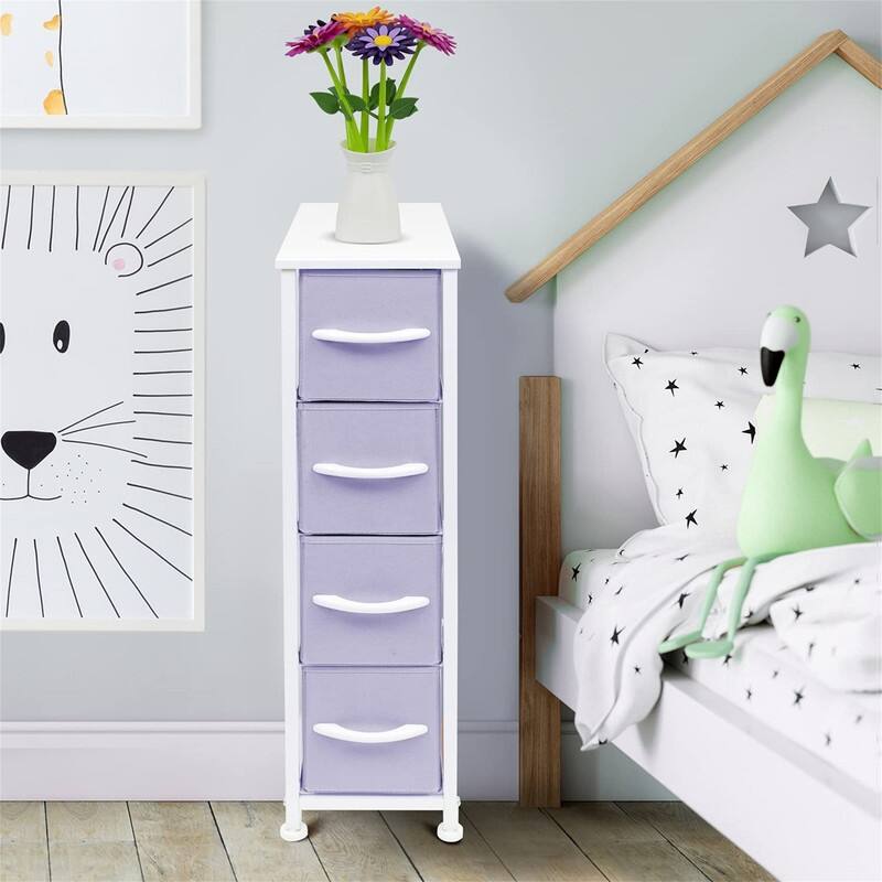 Narrow Dresser with 4 Drawers