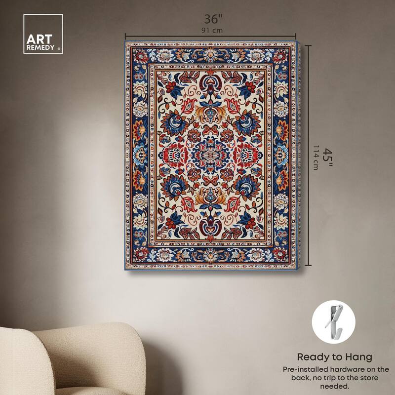 Morrocan Garden Canvas by Art Remedy, Gallery Wrapped