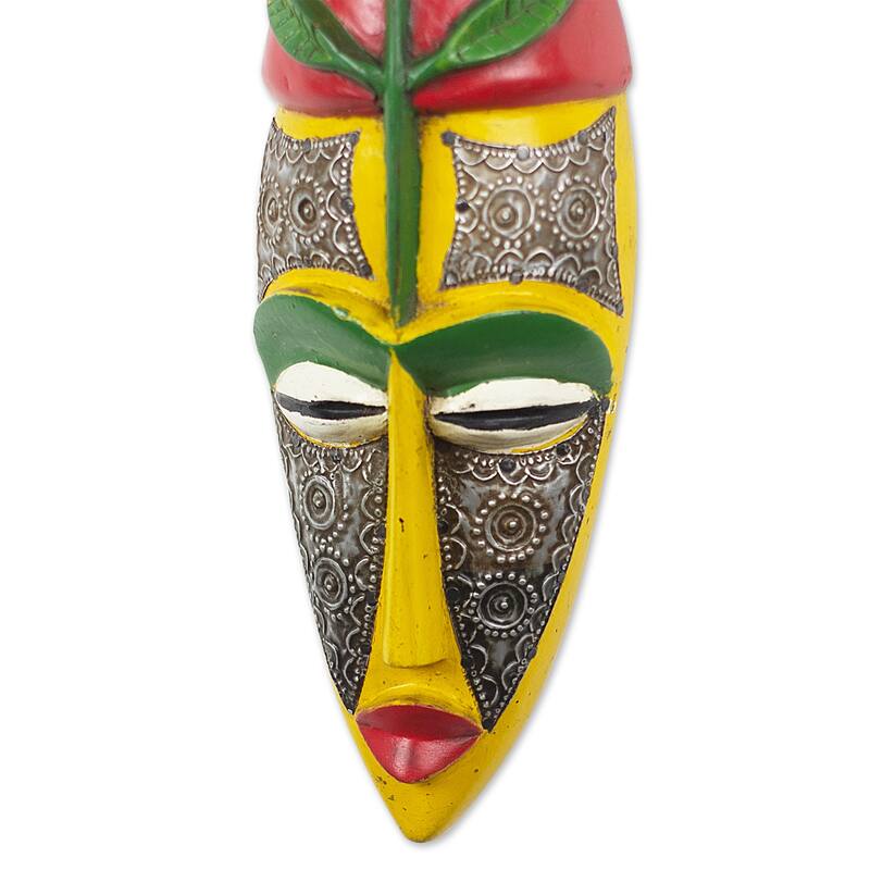 Novica Handmade Elike African Wood Mask