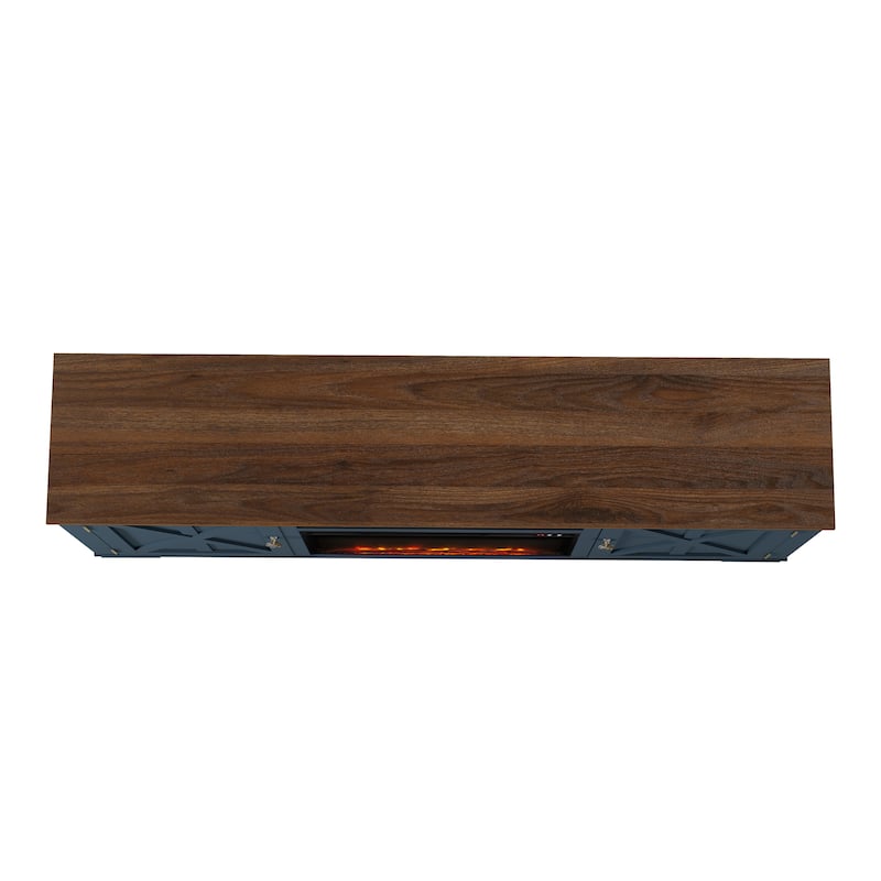 70" Farmhouse TV Stand Console for TVs up to 75 inch - 70" in Width