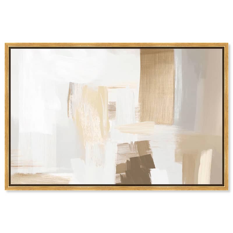 Honeycomb Hues II Canvas by Art Remedy - Gold - 36" x 24"