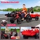 preview thumbnail 16 of 18, 3 in 1 Ride on Tractor, 24V Ride on Excavator with Remote Control